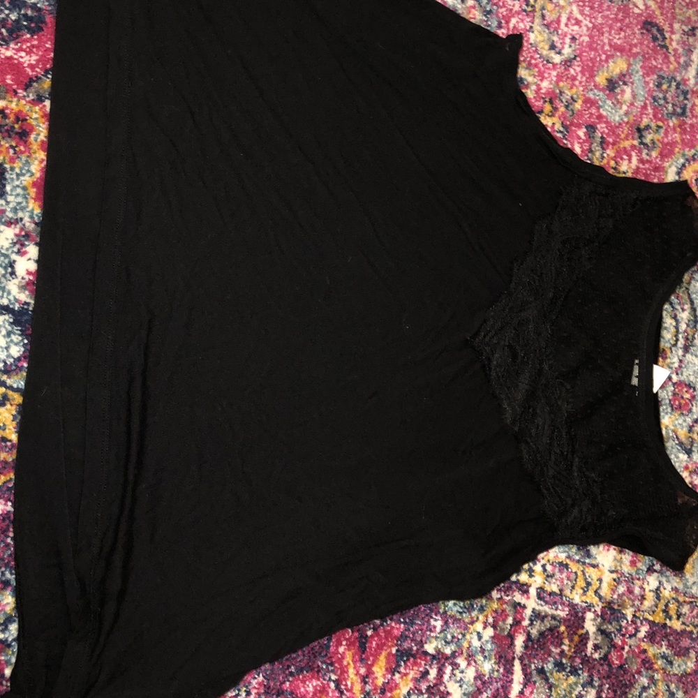 Tank top with lace detailing